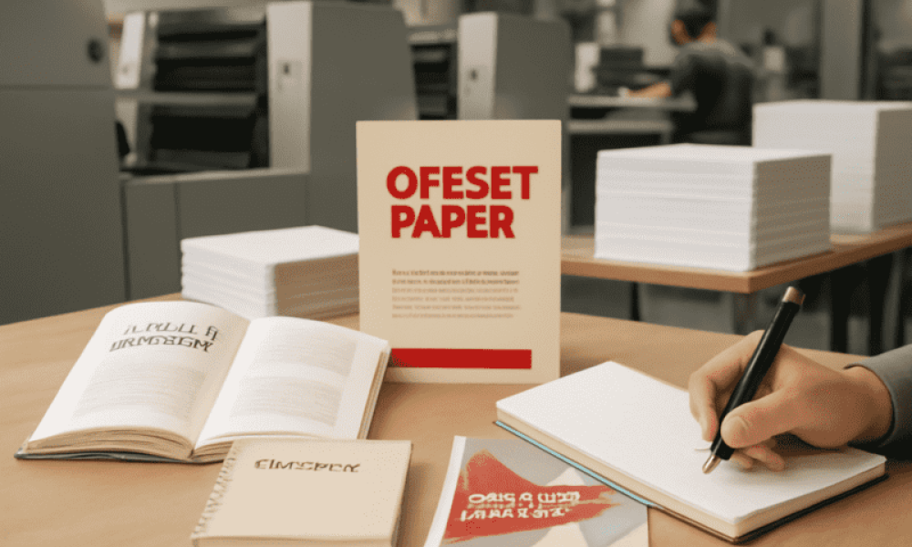 Por que o papel offset é ideal para grandes impressões?