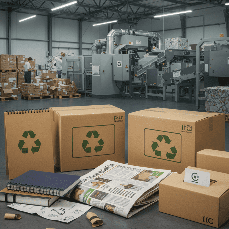 papel reciclado