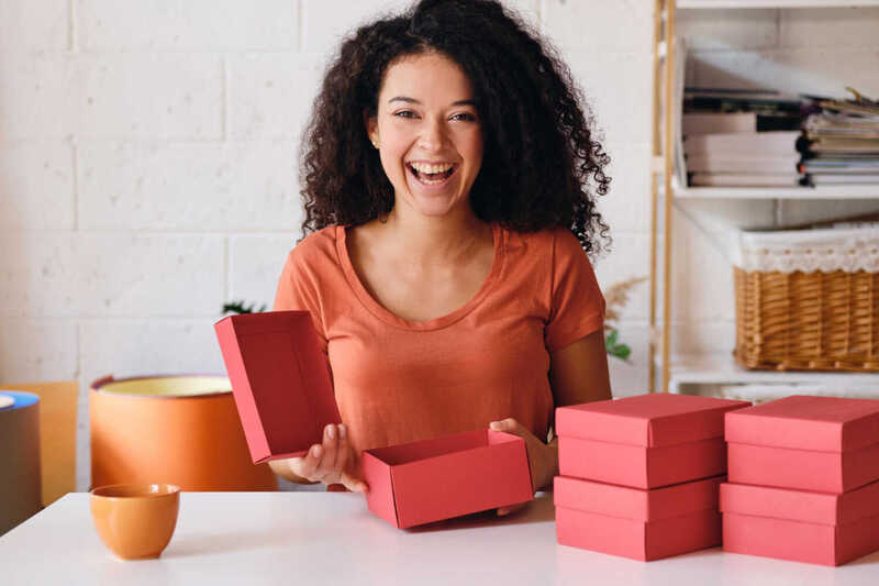 unboxing embalagens de papel