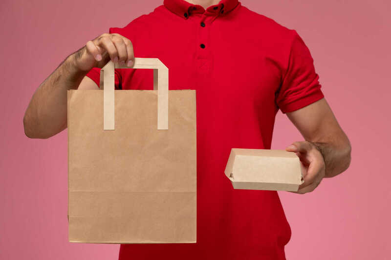 papel de embalagem delivery