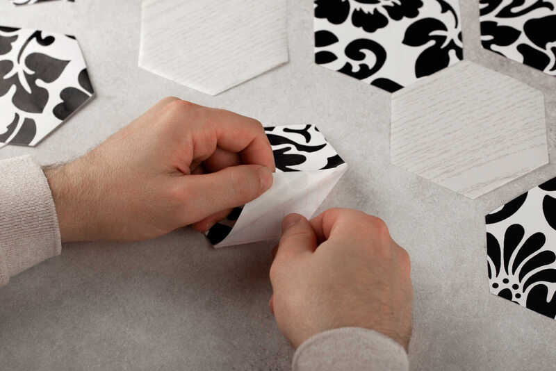 papel adesivo